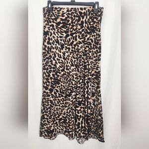 Zara Leopard/Cheetah Print Maxi Skirt Size S